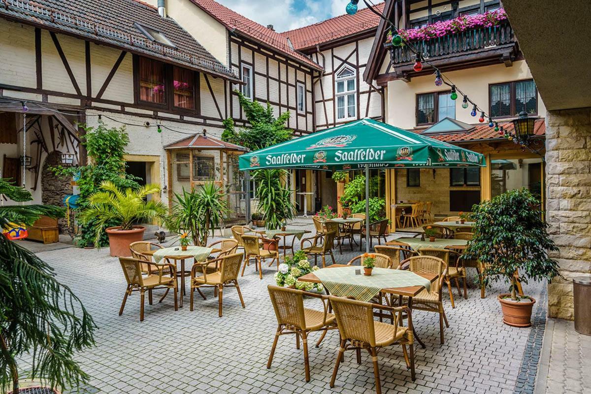 Pension Zur Gruenen Eiche Hotel Kaulsdorf Exterior foto